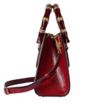 GUCCI DIANA PYTHON TOTE BAG