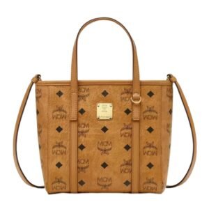 MCM TONI TOP ZIP SHOPPER IN VISETOS
