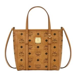 MCM TONI TOP ZIP SHOPPER IN VISETOS