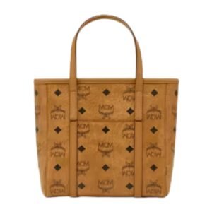 MCM TONI TOP ZIP SHOPPER IN VISETOS
