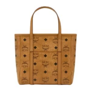 MCM TONI TOP ZIP SHOPPER IN VISETOS