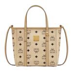 MCM TONI TOP ZIP SHOPPER IN VISETOS