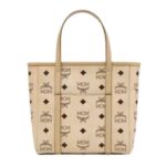MCM TONI TOP ZIP SHOPPER IN VISETOS