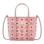 MCM TONI TOP ZIP SHOPPER IN VISETOS