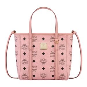 MCM TONI TOP ZIP SHOPPER IN VISETOS