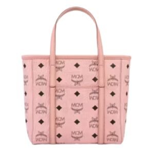 MCM TONI TOP ZIP SHOPPER IN VISETOS