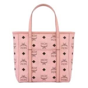 MCM TONI TOP ZIP SHOPPER IN VISETOS