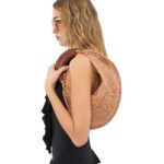SUMMER BANANA HOBO BAG IN RAFFIA