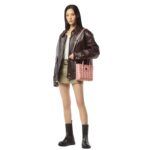 MCM TONI TOP ZIP SHOPPER IN VISETOS