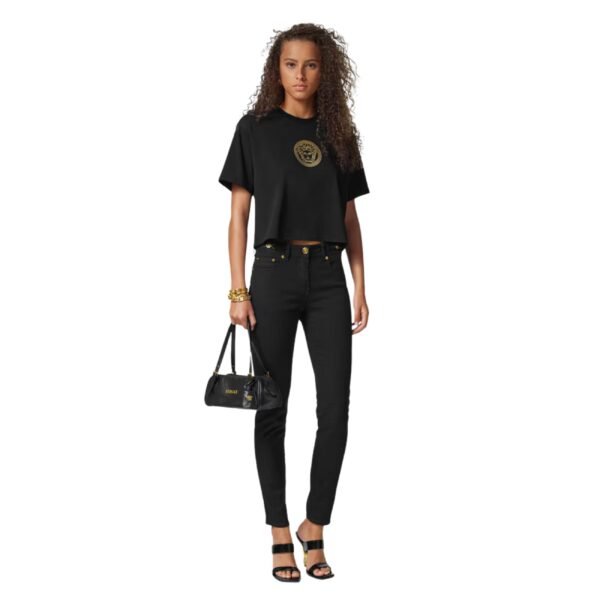 VERSACE TAG BOWLING SHOULDER BAG