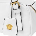 VERSACE TAG BOWLING SHOULDER BAG