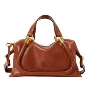 CHLOE SMALL PARATY 24 BAG IN SHINY LEATHER