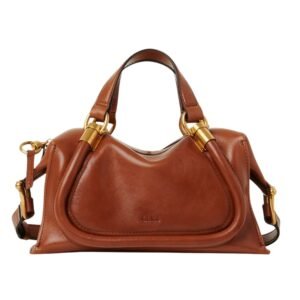 CHLOE SMALL PARATY 24 BAG IN SHINY LEATHER
