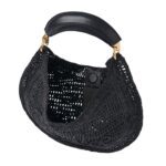 SUMMER BANANA HOBO BAG IN RAFFIA