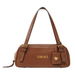 VERSACE TAG BOWLING SHOULDER BAG