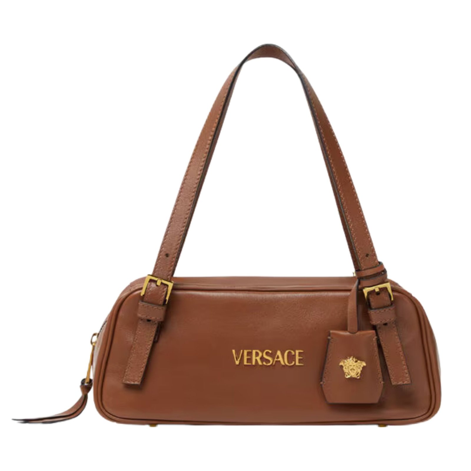 VERSACE TAG BOWLING SHOULDER BAG