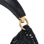 SUMMER BANANA HOBO BAG IN RAFFIA