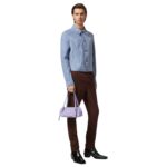 VERSACE TAG BOWLING SHOULDER BAG