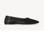 THE ROW AWAR FLAT SHOE IN LEATHER