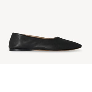 THE ROW AWAR FLAT SHOE IN LEATHER