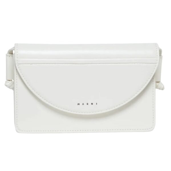 MARNI LOGO PRINT SHOULDER BAG