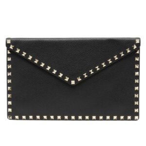 VALENTINO ROCKSTUD LARGE ENVELOPE CLUTCH BAG