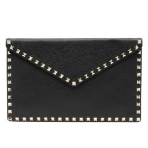 VALENTINO ROCKSTUD LARGE ENVELOPE CLUTCH BAG
