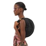 SUMMER BANANA HOBO BAG IN RAFFIA