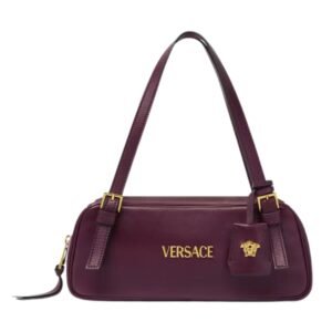 VERSACE TAG BOWLING SHOULDER BAG