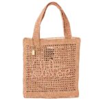 SUMMER BANANA RAFFIA EFFECT TOTE BAG