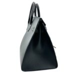 HERMES SAC FAUBOURG BIRKIN SELLIER 20 MATTE ALLIGATOR SO BLACK HARDWARE LIMITED EDITION