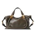 CHLOE SMALL PARATY 24 BAG IN SHINY LEATHER