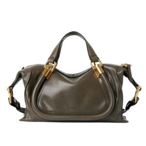 CHLOE SMALL PARATY 24 BAG IN SHINY LEATHER