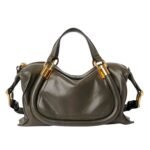 CHLOE SMALL PARATY 24 BAG IN SHINY LEATHER