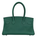 HERMES SHOULDER BIRKIN LIGHT 29 VERT MOYEN EVERCOLOR PALLADIUM HARDWARE