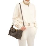 CHLOE SMALL PARATY 24 BAG IN SHINY LEATHER