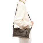 CHLOE SMALL PARATY 24 BAG IN SHINY LEATHER