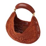 SUMMER BANANA HOBO BAG IN RAFFIA