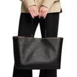 VALENTINO ROCKSTUD VITELLO TOTE BAG