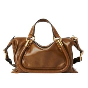 CHLOE SMALL PARATY 24 BAG IN SHINY LEATHER
