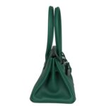 HERMES SHOULDER BIRKIN LIGHT 29 VERT MOYEN EVERCOLOR PALLADIUM HARDWARE