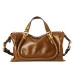 CHLOE SMALL PARATY 24 BAG IN SHINY LEATHER