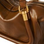 CHLOE SMALL PARATY 24 BAG IN SHINY LEATHER