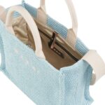 MARNI SMALL BASKET RAFFIA TOTE BAG
