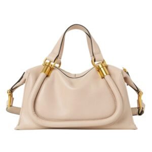 CHLOE SMALL PARATY 24 BAG IN SHINY LEATHER