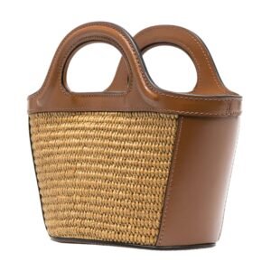 MARNI TROPICALIA LOGO EMBROIDERED TOTE BAG