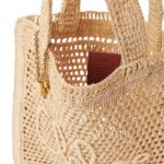 SUMMER BANANA TOTE BAG IN RAFFIA