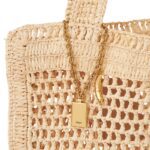 SUMMER BANANA TOTE BAG IN RAFFIA