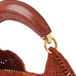 SUMMER BANANA HOBO BAG IN RAFFIA