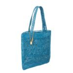SUMMER BANANA TOTE BAG IN RAFFIA